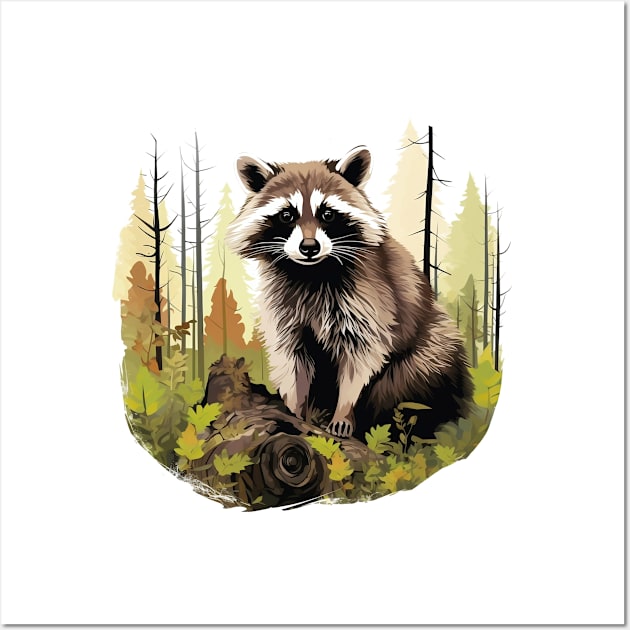 Raccoony Cuteness Wall Art by zooleisurelife